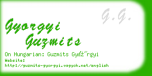 gyorgyi guzmits business card